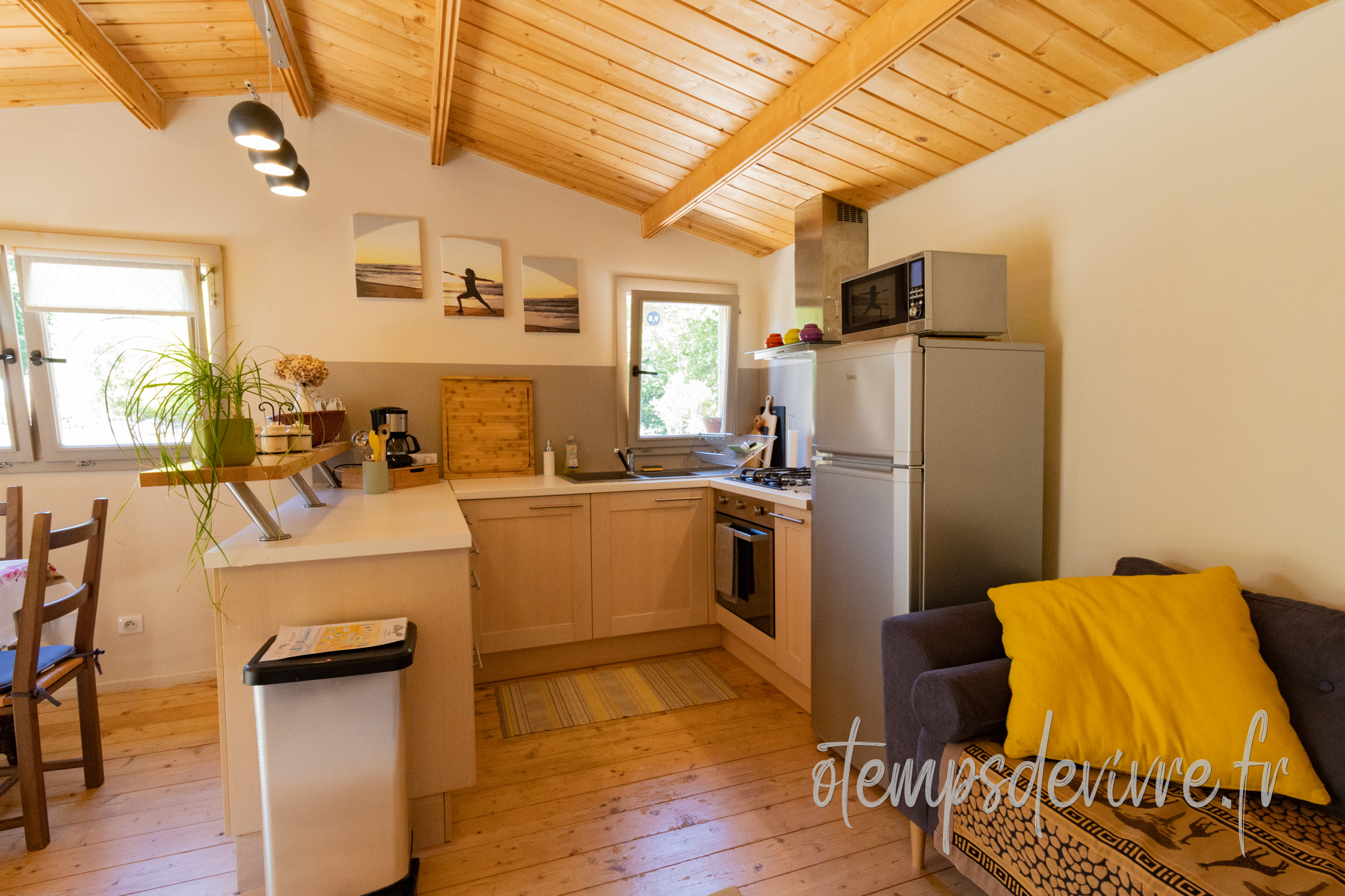 Cuisine équipée du gîte Groléjac Dordogne